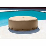 Intex 28476 Purespa Bubble Massage Jacuzzi 4-persoons Set + Energy Efficient Afdekzeil