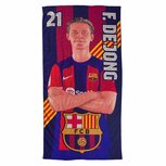 FCB Barcelona Strandlaken Frenkie 100x180 cm Blauw/Rood