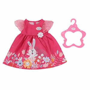 Baby Born Jurk Bloemen Roze