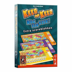 999 Games Keer Op Keer Scoreblokken 3 Stuks