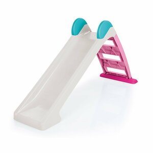 Dolu Glijbaan 72x133x45 cm Wit/Roze/Blauw