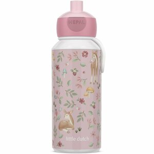 Mepal Pop-Up Drinkfles Little Dutch Fairy Garden 400 ml Roze