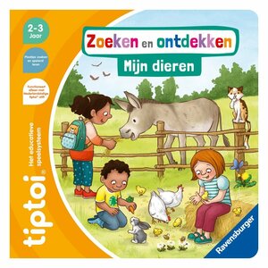 Tiptoi Boek Zoeken en Ontdekken Mijn Dieren