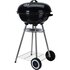 Kogelgrill Houtskoolbarbecue op Wielen 46 cm Zwart_