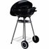 Kogelgrill Houtskoolbarbecue op Wielen 46 cm Zwart_