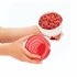 Metaltex Kitchen Helpers Hamburgerpers 11 cm Rood/Wit_