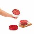 Metaltex Kitchen Helpers Hamburgerpers 11 cm Rood/Wit_