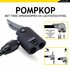 Dunlop Fietspomp met Drukmeter Dubbel Ventiel Hollands Ventiel/Frans Ventiel/Autoventiel_