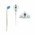 Ice Princess Verkleedset Accessoires 3-delig_