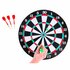 Dartboard Tweezijdig + 6 Pijlen 37 cm_