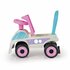 Dolu Loopauto Roze/Wit_
