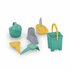 Dolu Zand-Watertafel + Accessoires Wit/Grijs_