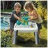 Dolu Zand-Watertafel + Accessoires Wit/Grijs_