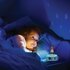 Disney Princess Vaiana Wekker + Licht Lichtblauw_