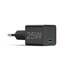 Hama Snellader USB-C PD/Qualcomm® Mini-oplader 25 W Zwart_